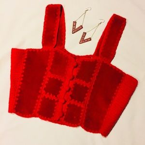 Vintage Leather Handmade Argentinian Festival Vest